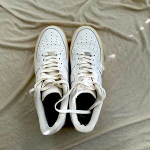 Nike Air Force 1’s.  Gently used size US 13 MEN